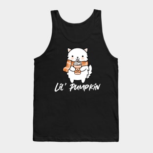 Lil Pumpkin Cute Kitty Cat Tank Top